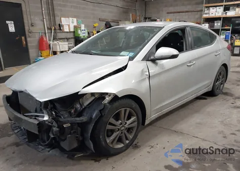 2018 Hyundai Elantra Sel z USA, uszkodzony, nr VIN 5NPD84LF7JH268257